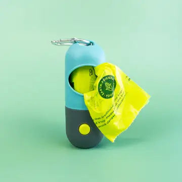 Poop Bag Dispenser with Led Flashlight