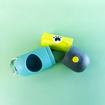 Poop Bag Dispenser with Led Flashlight