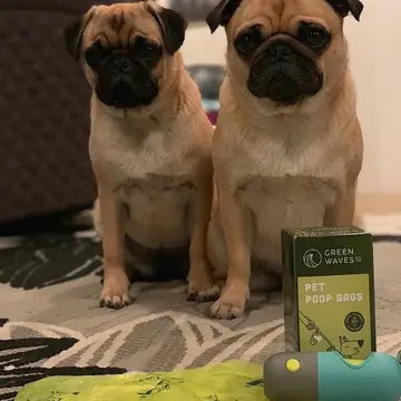 Poop Bag Dispenser with Led Flashlight