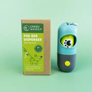 Poop Bag Dispenser with Led Flashlight