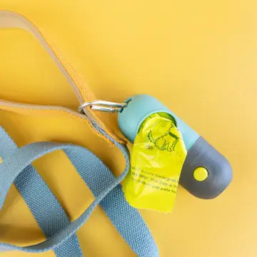 Poop Bag Dispenser with Led Flashlight