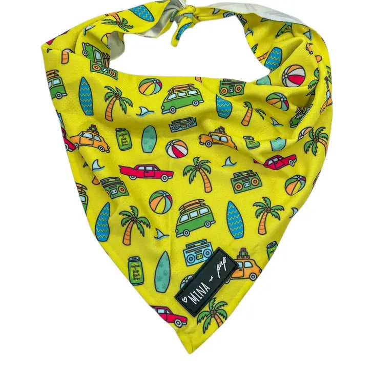 Beach Bum Tie On Bandana (also a cooling bandana)