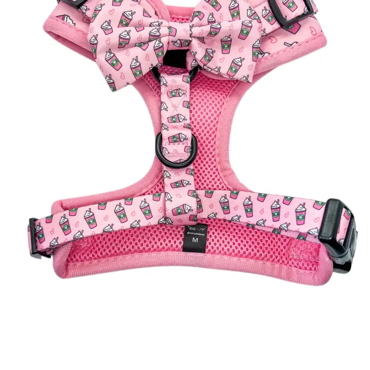 Pink Pupshake Adjustable Dog or Cat Harness