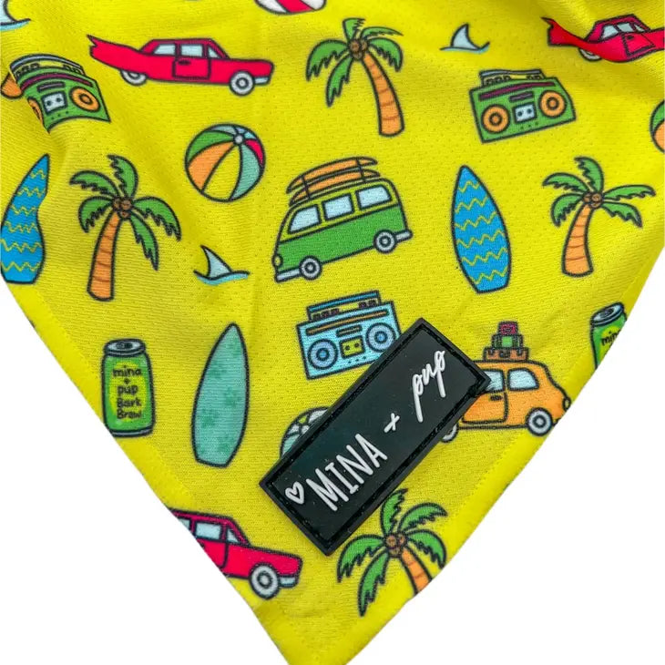 Beach Bum Tie On Bandana (also a cooling bandana)