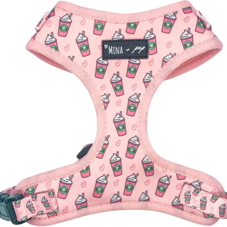 Pink Pupshake Adjustable Dog or Cat Harness