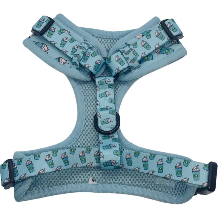 Blue Pupshake Adjustable Dog or Cat Harness