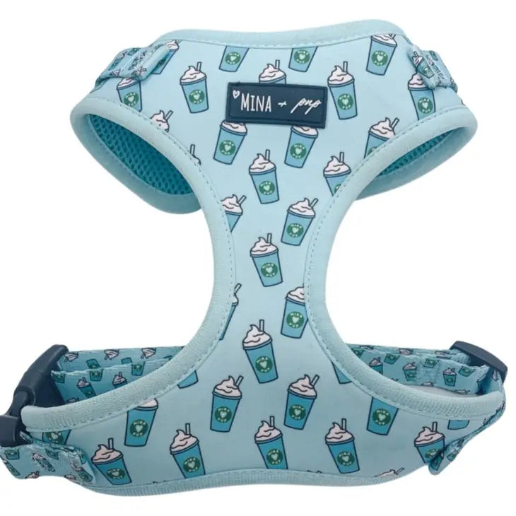 Blue Pupshake Adjustable Dog or Cat Harness