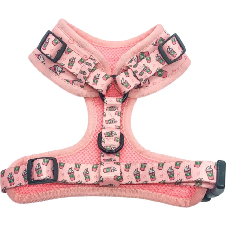 Pink Pupshake Adjustable Dog or Cat Harness