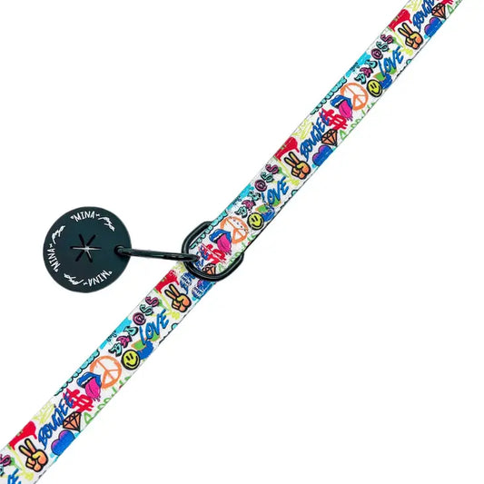 Attitude Collection Graffiti Comfort Dog and Cat Leash 5 FT